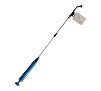 Polverizzatore Spruzzatore Anteriore e Viente - Pompa Aria Regolabile Terra Di Diato, Asta Acciaio Inossidabile, Serbatoio Trasparente, Applicatore Manuale per Interni Esterni Serre Fiori Verdure
