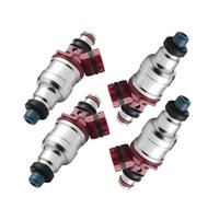 Polverizzatori 4 Pezzi Iniettori Di Carburante Per Toyota Per 4Runner Per Il Pickup 1989-1995 22re 2.4L 23250-35040 Iniettore Benzina(Rosso)