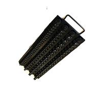 POLXLMOFXO 1/4 "3/8" 1/2 "Socket Portabicchieri 80pcs Universal Socket Organizer Binario Strumento a muro Stoccaggio(Gold)