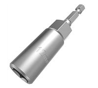 POLXLMOFXO 100mm Impact Extra Driver Socket 1/4 pollici Hex Shank Stringa Bullone non magnetico PIT DATO for STRUMENTO DI POTENZA(8mm)