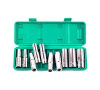 POLXLMOFXO 10pcs 1/2 pollice Drive Deep Air Aid Impact SET PET Chiave Adattatore Convertitore Riduttore 8/10/12/14 / 14/16/11 19/24 22 24MM