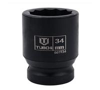POLXLMOFXO 3/4 "(19mm) Drive Socket di impatto azionamento 12 punti Plum Blossom Air Addensare 60mm Lunghezza Set Strumenti rimozione dei pneumatici(27mm)