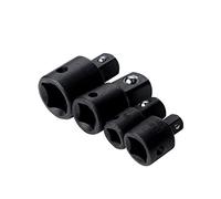 POLXLMOFXO 4 pz 1/4 3/8 1/2 Drive Socket Adattatore Convertitore Riduttore Aria Impatto Artigianato Attrezzatura Attrezzi Set Strumenti di riparazione