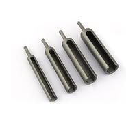 POLXLMOFXO 4pcs Socket di dado profondi anteriore aperto Set Bolt Bit Adapter 6.35mm Shank 10 14 17 19 * 135mm for installazione del soffitto illuminazione