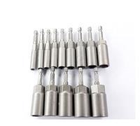 POLXLMOFXO 5,5-19 mm Adattatore for presa d'urto 80mm Lunghezza Profuga Deeden Driver Set for utensili elettrici 6.35mm rapido HEX SHINK(14pcs(6-19mm))