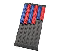 POLXLMOFXO Universale 6 pezzi/set addominali Scaffale del portaoggetti supporto divisore 1/4 "3/8" 1/2 "for clip 32/30/24 Clips Snap-on Preochets Tool Organizer