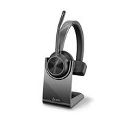 Auricolari Poly Voyager 4310-M Wireless Bluetooth USB-C con microfono e supporto di ricarica