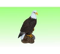 Poly Aquila Testa Bianca Altezza 8 CM Poliresina Animale IN Miniatura Figura