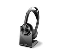 Poly Voyager Focus 2 UC USB-A LS sistema Headset DECT Stereo senza cavi con USB-A, senza stazione di ricarica