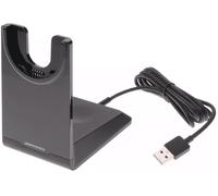 POLY Base di ricarica USB-A Voyager Focus UC CUFFIE WIRELESS, Nero