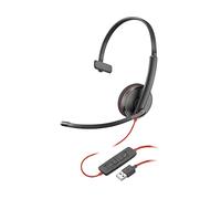 POLY Blackwire 3210 Monaural CUFFIE, Nero