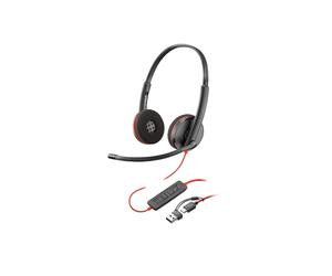 Poly Blackwire 3210 Monaural USB-C Headset Cuffia Mono Soppressione 8X214AA