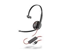 POLY Blackwire 3210, On-ear Cuffie, Nero