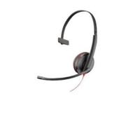 POLY Blackwire 3215 Auricolare Cablato A Padiglione Ufficio USB tipo A Nero, Rosso (Blackwire C3215 USB A Headset - re 3215, He NEW