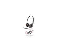 POLY Blackwire 3220 Cuffia Con Cavo Archetto Ufficio/Centro chiamate USB Type-C Nero, Rosso - Nouvo