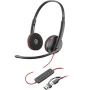 POLY Blackwire 3220 Cuffie Stereo USB-C