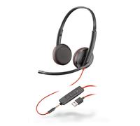 POLY Blackwire 3225 Cuffia cablata ad archetto per chiamate/musica USB Type-A Nero - Nouvo