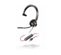 POLY Blackwire 3310 CUFFIE, Nero