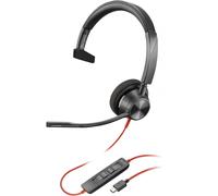 Poly Blackwire 3310 Microsoft Teams Certified USB-C Headset TAA 760Q7AA