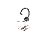 Poly Blackwire 3310 Monaural USB-C Headset +USB-C/A Adapter 8X215AA