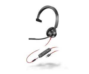 Poly Blackwire 3315, BW3315 - Headset mono cablato con USB-C