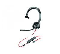 POLY Blackwire 3315 Microsoft Teams Certified USB-C Headset CUFFIE, Nero