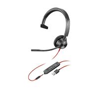 Poly Blackwire 3315 - Headset mono UC cablato con USB-A