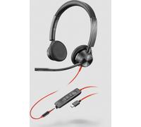 POLY Blackwire 3325, USB-C Auricolare Cablato A Padiglione Ufficio USB tipo-C Nero