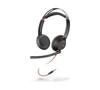 POLY Blackwire 5220 3.5mm Top CUFFIE, Nero