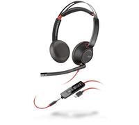 POLY Blackwire 5220 Auricolare Cablato A Padiglione Ufficio USB tipo-C Nero (Blackwire 5220 Headset Wired - Head-band, USB Type