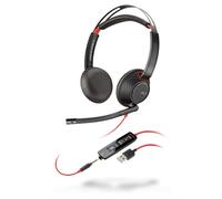 POLY Blackwire 5220 Cuffia cablata Archetto per chiamate/musica USB Type-A Nero, Rosso - Nouvo