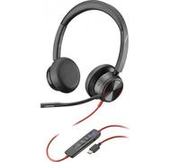 POLY Blackwire 8225 Auricolare Cablato A Padiglione Ufficio USB tipo-C Nero (re