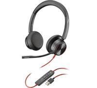 Cuffia con microfono POLY Blackwire 8225 Cuffie Padiglione auricolare Nero [214406-01]