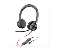 POLY - Blackwire 8225 Auricolare Cablato A Padiglione Ufficio USB tipo-C Nero - SPEDIZIONE GRATUITA