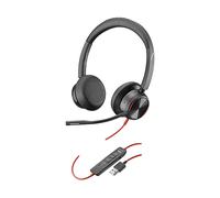 POLY Blackwire 8225 USB-A Headset CUFFIE, Nero