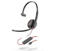 POLY Blackwire 3210 Auricolare Cablato A Padiglione Musica e Chiamate USB tipo-C Nero - Nouvo