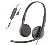 Poly Blackwire C3225 Stereo per Giochi Mini Spina & Usb-C Computer Sterzo
