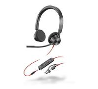 Poly Headset Blackwire C3325-M Stereo USB-C/A & 3,5 mm Teams