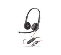 POLY CUFFIE BLACKWIRE 3220 CUFFIE PC, Nero