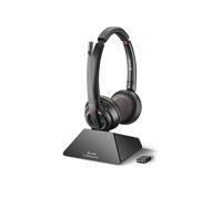 Poly Cuffie Savi 8220 UC DECT 1880-1900 MHz USB-A certificate per Microsoft Team