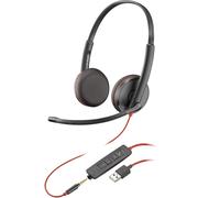 POLY Cuffie stereo Blackwire 3225 con connettore USB-A NEW