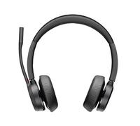 POLY Cuffie Voyager 4320 UC stereo USB-A + adattatore USB-A BT700 + supporto per