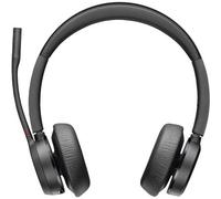 POLY Cuffie Voyager 4320 UC stereo USB-A + adattatore USB-A BT700 + supporto per ricarica