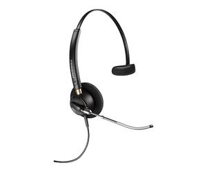 POLY EncorePro 510V Monaural Headset VoiceTube +Quick Disconnect CUFFIE, Nero