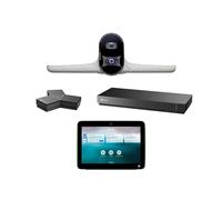 Poly G7500 Sistema di videoconferenza modulare per sale conferenze di grandi dimensioni, telecamera per conferenze E70 (doppia fotocamera 4K da 20 MP), controller touch TC10 da 10,1 pollici, microfono