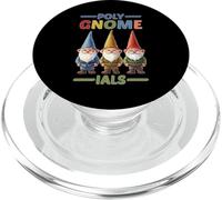 Poly Gnome Ials Studente di algebra giochi di matematica PopSockets PopGrip per MagSafe