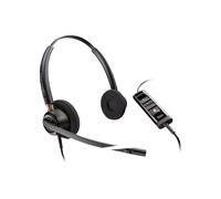 Poly EncorePro 525 MS stereo USB-A Cuffie professionali con microfono a cancellazione del rumore, connessione USB-A/C e certificazione Microsoft