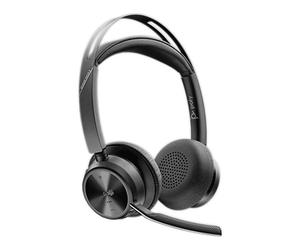 POLY HP Poly Voyager Focus 2-M Bluetooth 5.1, Cancellazione attiva del rumore AURICOLARI, Nero