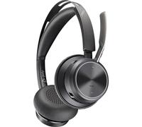 POLY Micro-casque Voyager Focus 2 USB-C-C adaptateur USB-C/A base de chargement