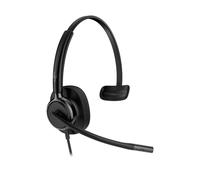 POLY Mission 415 USB cablato, monofonico, adattatore USB-C/USB-A CUFFIE, Nero